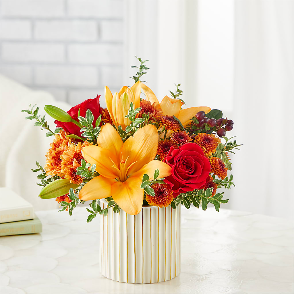 Scarlet Skies Bouquet – 175 MERCANTILE FLORAL & GIFT, Lake City IA