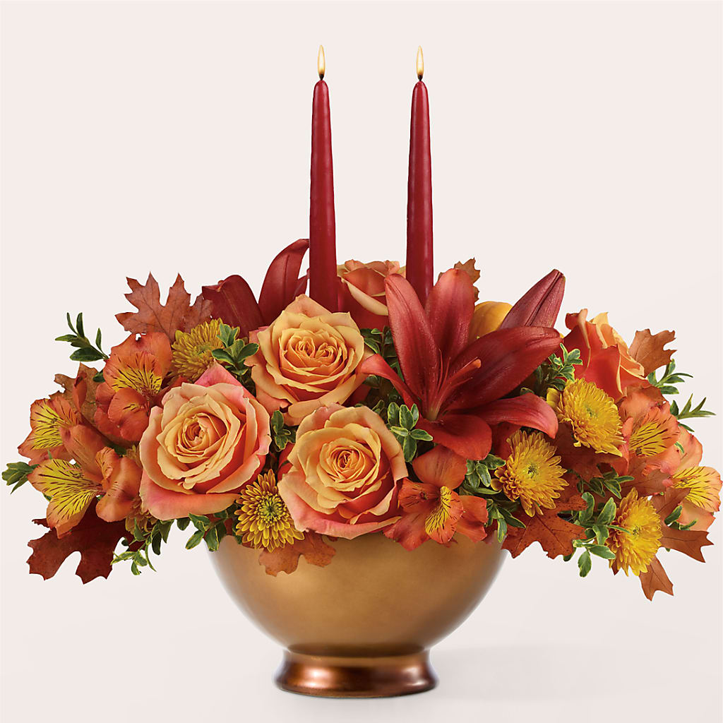 Harvest Table Centerpiece – 175 MERCANTILE FLORAL & GIFT, Lake City IA