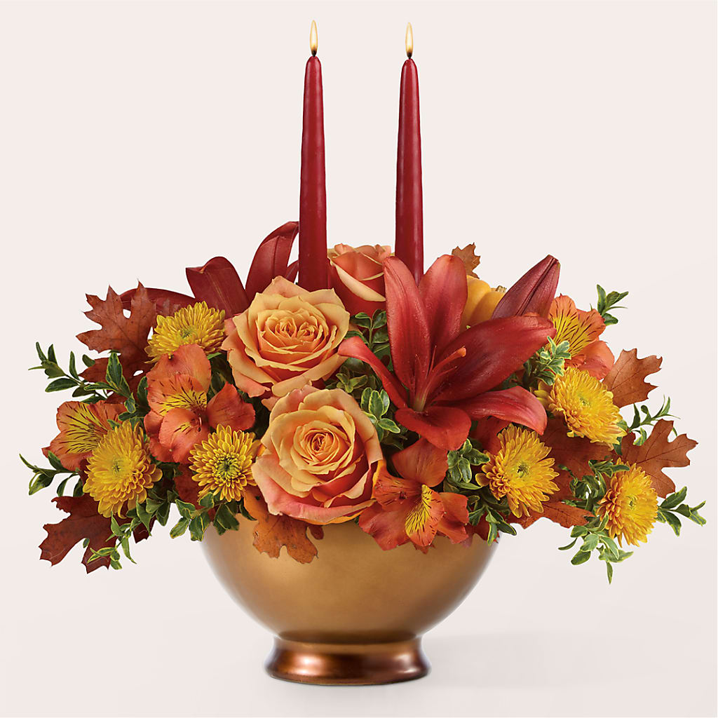 Harvest Table Centerpiece – 175 MERCANTILE FLORAL & GIFT, Lake City IA