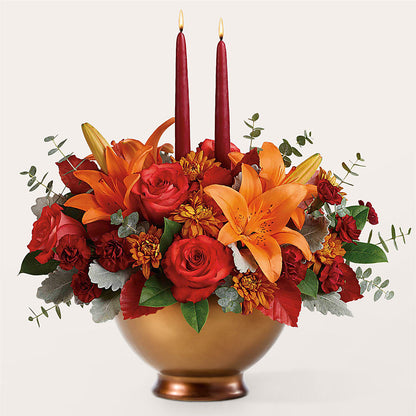 Fruits of Fall Centerpiece – 175 MERCANTILE FLORAL & GIFT, Lake City IA