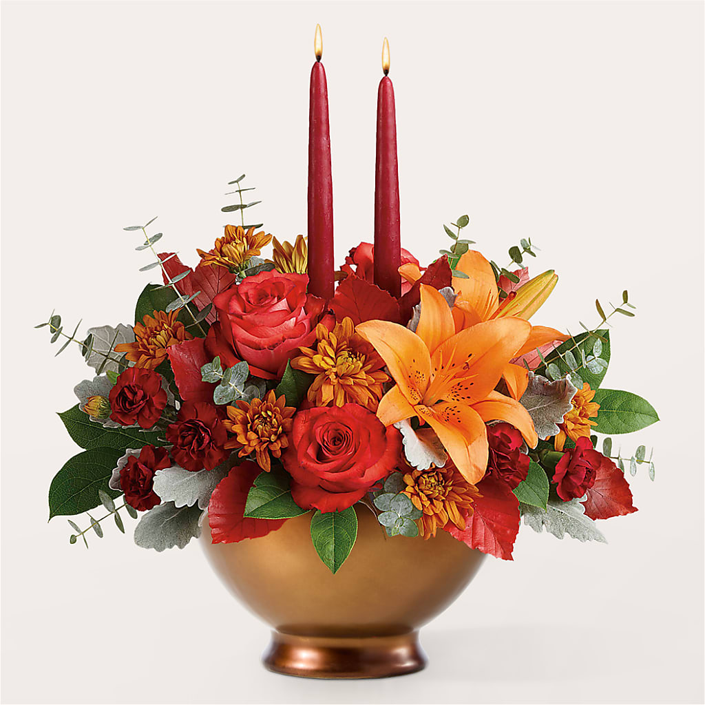 Fruits of Fall Centerpiece – 175 MERCANTILE FLORAL & GIFT, Lake City IA