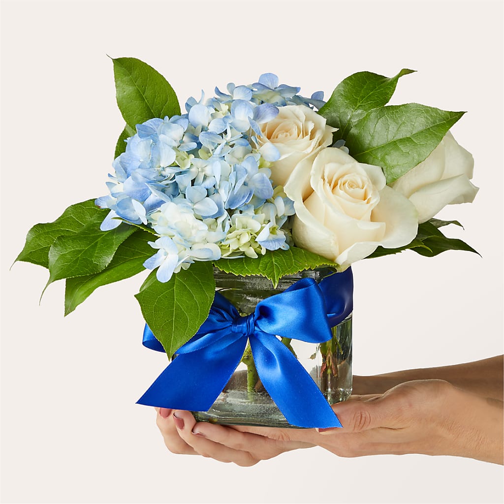 Sky Blue Delight Bouquet – 175 MERCANTILE FLORAL & GIFT, Lake City IA