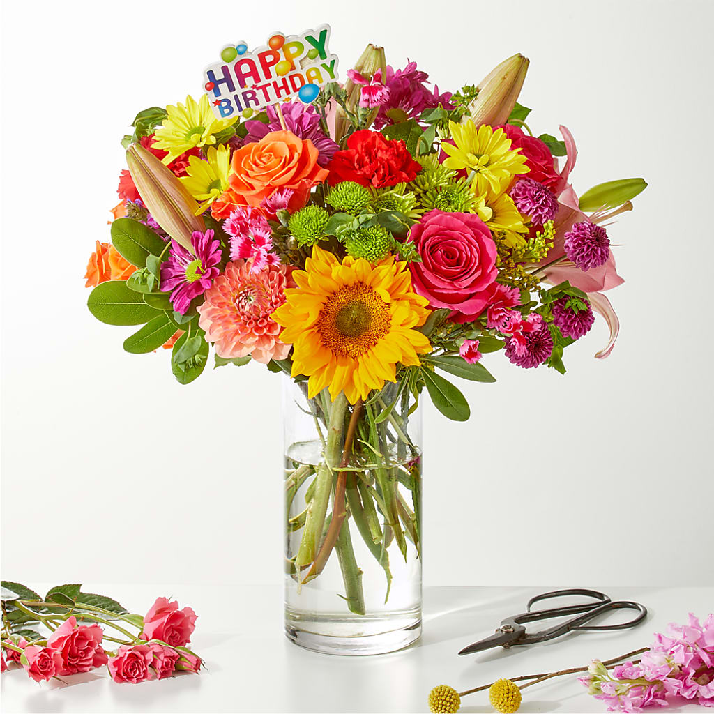 Cue the Confetti - A Florist Original – 175 MERCANTILE FLORAL & GIFT, Lake City IA