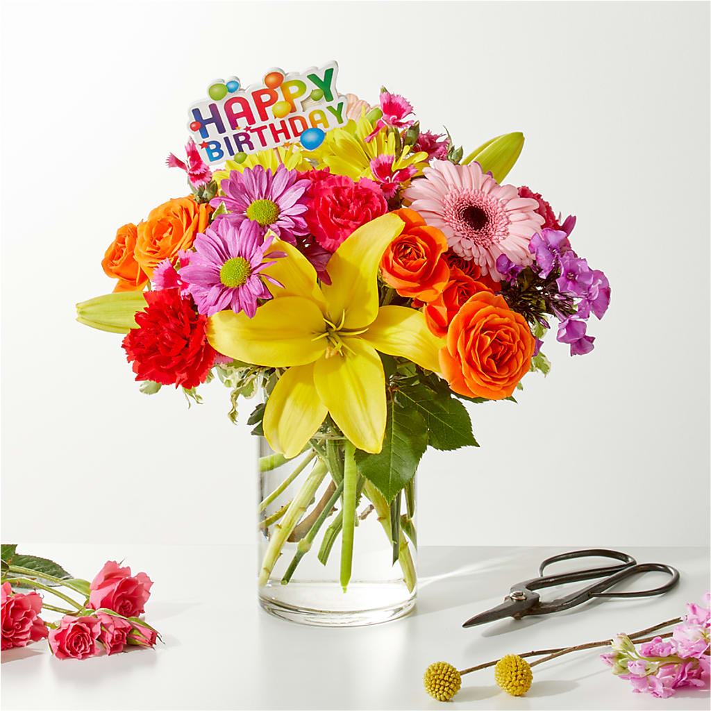 Cue the Confetti - A Florist Original – 175 MERCANTILE FLORAL & GIFT, Lake City IA