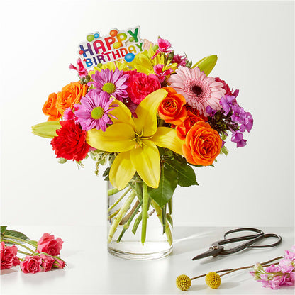 Cue the Confetti - A Florist Original – 175 MERCANTILE FLORAL & GIFT, Lake City IA