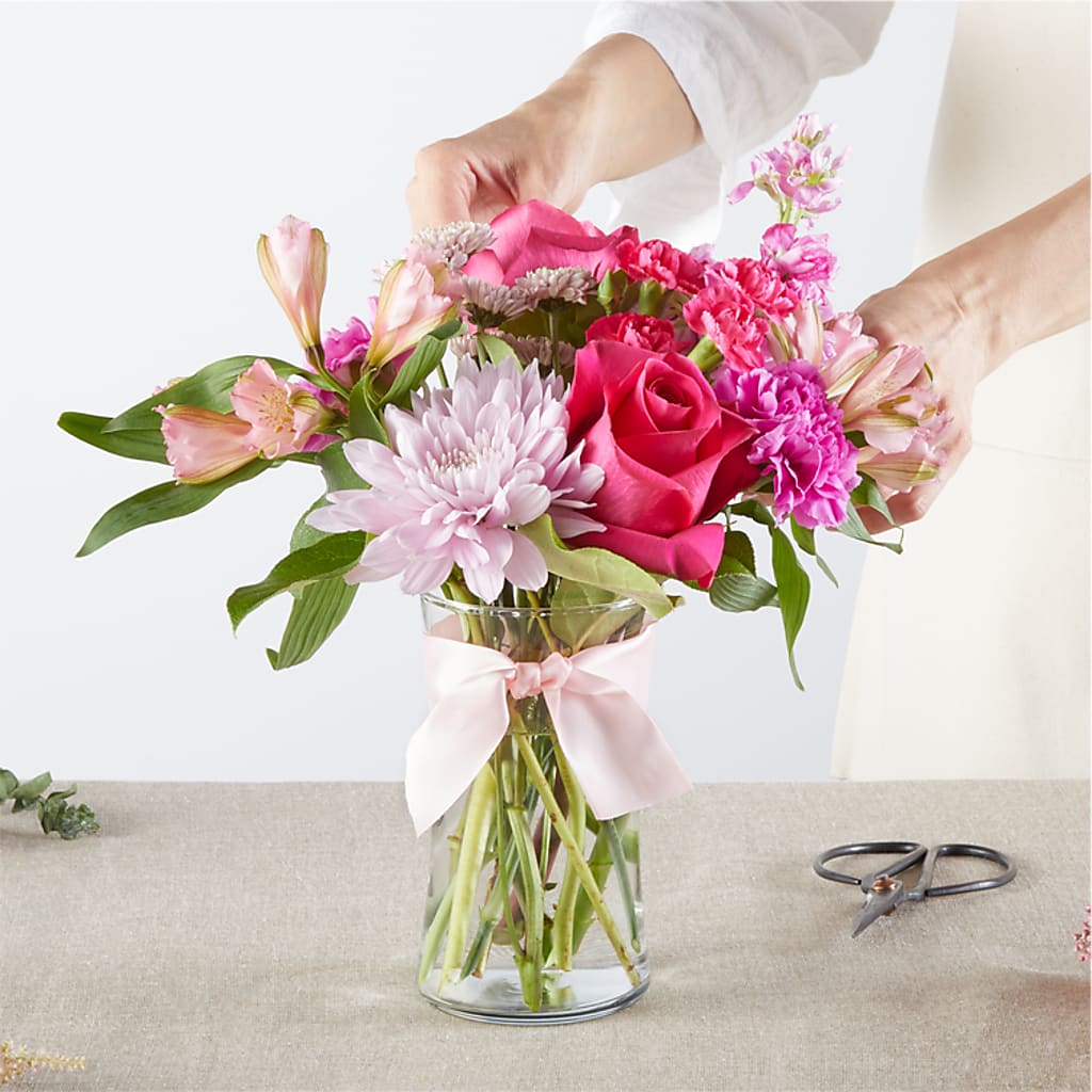 Pink Ribbon - A Florist Original – 175 MERCANTILE FLORAL & GIFT, Lake City IA