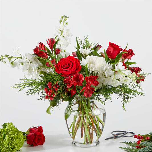 Merry Moment Bouquet – A Florist Original – 175 MERCANTILE FLORAL & GIFT, Lake City IA