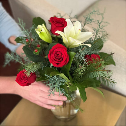 Glittering Lights Bouquet – 175 MERCANTILE FLORAL & GIFT, Lake City IA