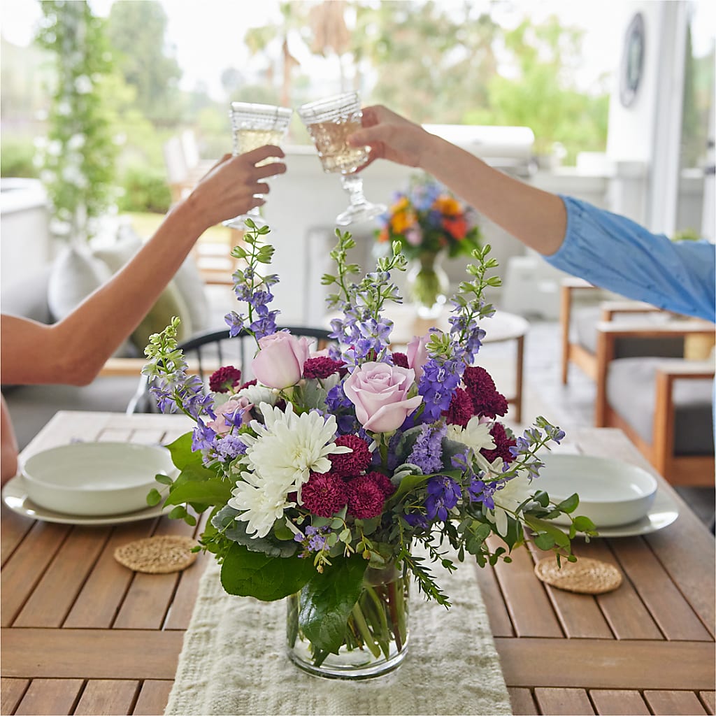 Violet Frost Bouquet – 175 MERCANTILE FLORAL & GIFT, Lake City IA