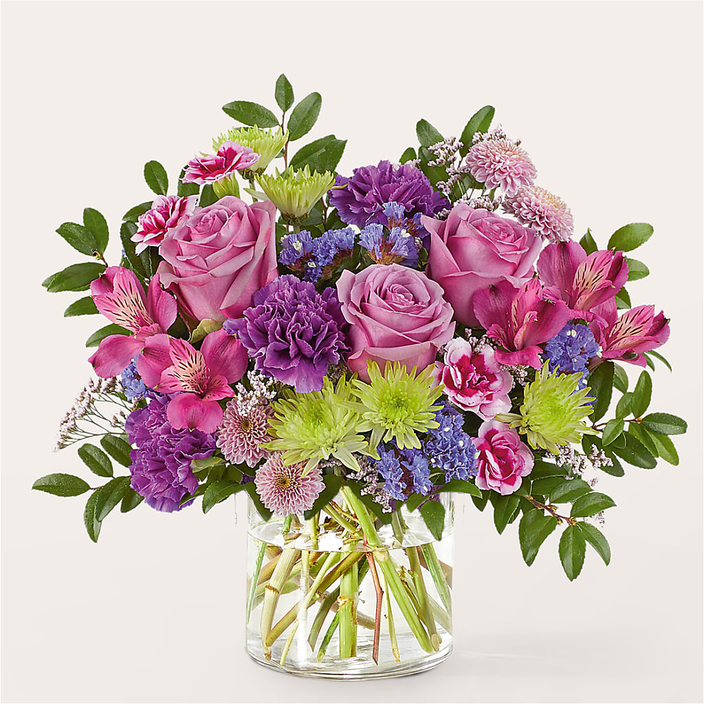 Glass Half Full Bouquet – 175 MERCANTILE FLORAL & GIFT, Lake City IA