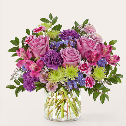 Glass Half Full Bouquet – 175 MERCANTILE FLORAL & GIFT, Lake City IA