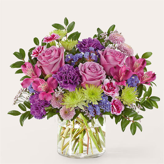 Glass Half Full Bouquet – 175 MERCANTILE FLORAL & GIFT, Lake City IA