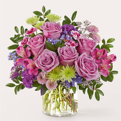 Glass Half Full Bouquet – 175 MERCANTILE FLORAL & GIFT, Lake City IA