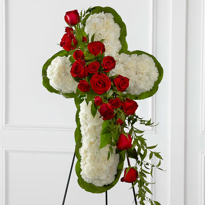 Floral Cross Easel – 175 MERCANTILE FLORAL & GIFT, Lake City IA