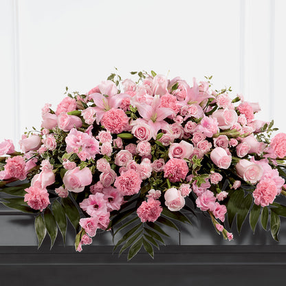 Garden of Comfort Casket Spray (Standard) – 175 MERCANTILE FLORAL & GIFT, Lake City IA