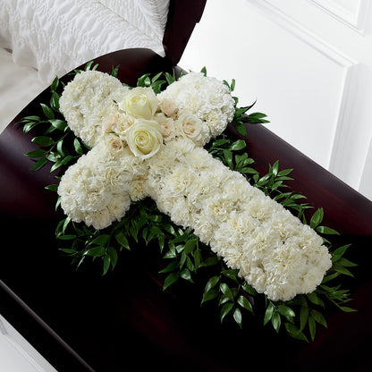 Peaceful Memories Casket Spray (Standard) – 175 MERCANTILE FLORAL & GIFT, Lake City IA