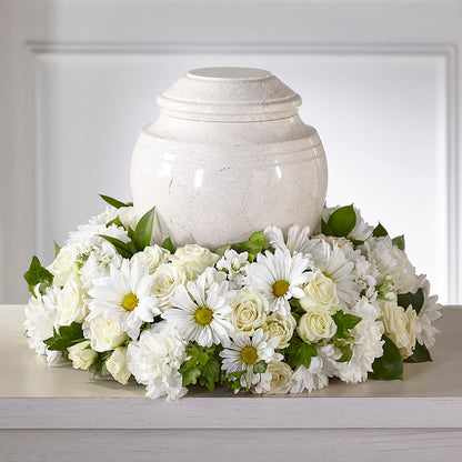 Ivory Gardens Cremation Adornment – 175 MERCANTILE FLORAL & GIFT, Lake City IA