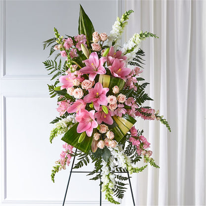 Elegant Embrace Standing Spray – 175 MERCANTILE FLORAL & GIFT, Lake City IA