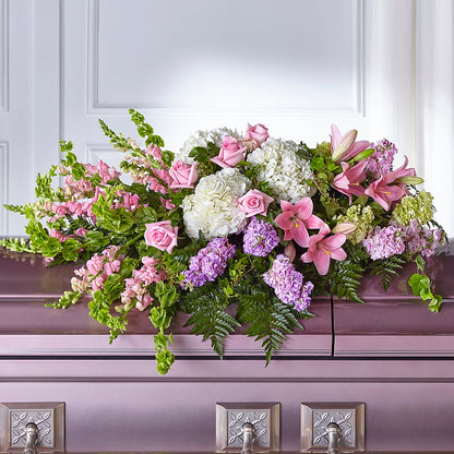 Life's Gratitude Casket Spray – 175 MERCANTILE FLORAL & GIFT, Lake City IA