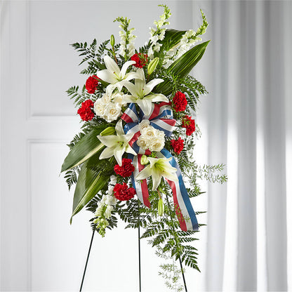 Stars of Life Standing Spray – 175 MERCANTILE FLORAL & GIFT, Lake City IA