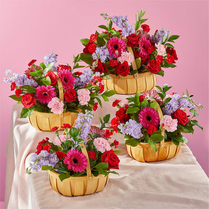 Pink Picnic Basket – 175 MERCANTILE FLORAL & GIFT, Lake City IA
