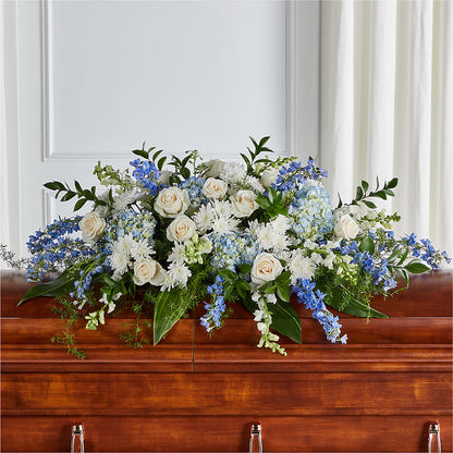 Timeless Essence Casket Spray – 175 MERCANTILE FLORAL & GIFT, Lake City IA