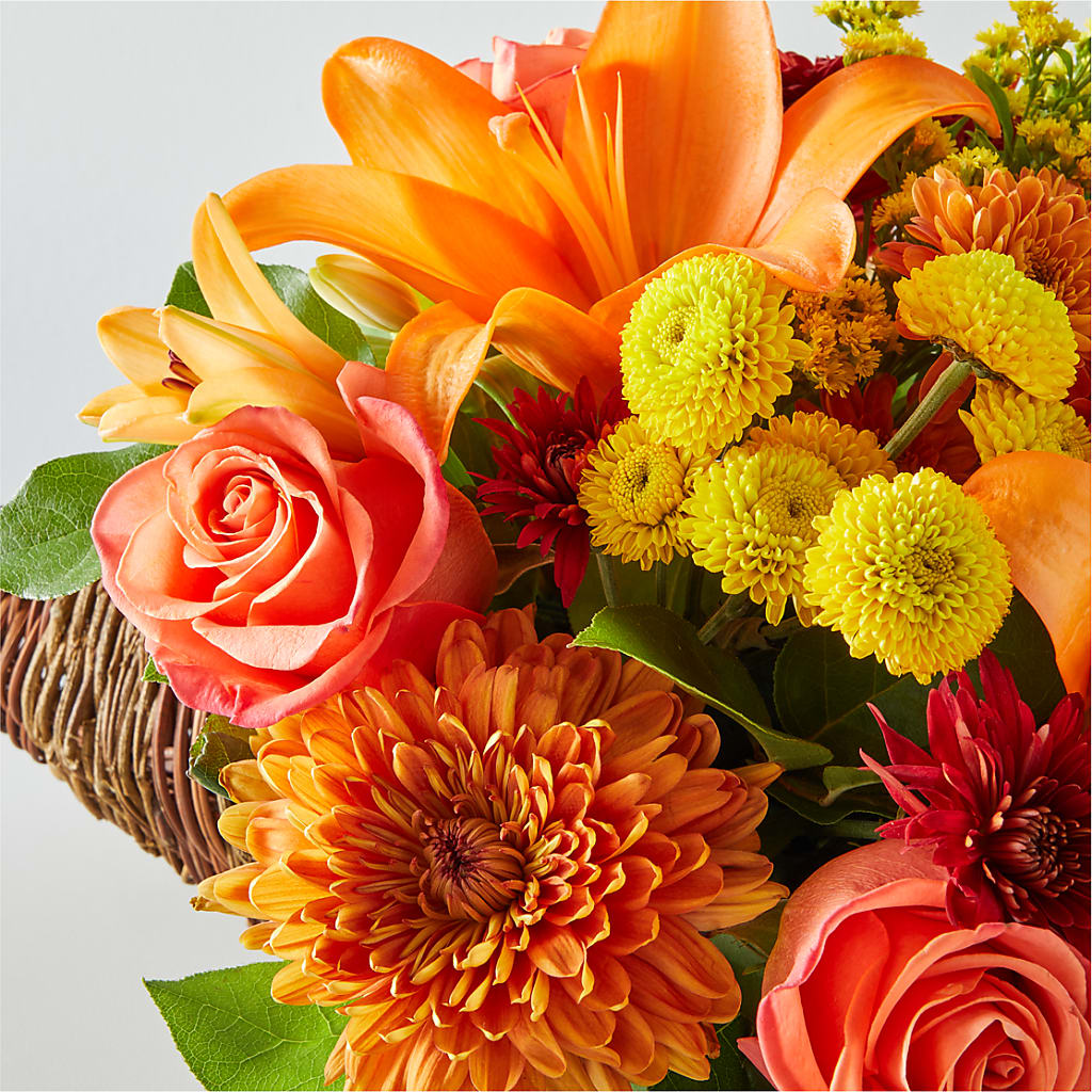 Bouquet of Blessings Cornucopia – 175 MERCANTILE FLORAL & GIFT, Lake City IA
