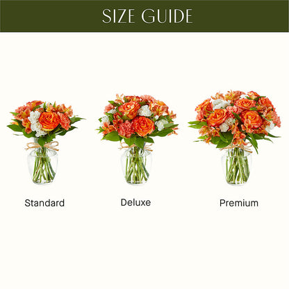 Apricot Glow Bouquet – 175 MERCANTILE FLORAL & GIFT, Lake City IA