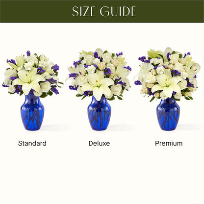 Sapphire Rush Bouquet – 175 MERCANTILE FLORAL & GIFT, Lake City IA