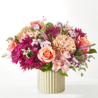 Berry Cobbler Bouquet with Ivory Vase – 175 MERCANTILE FLORAL & GIFT, Lake City IA