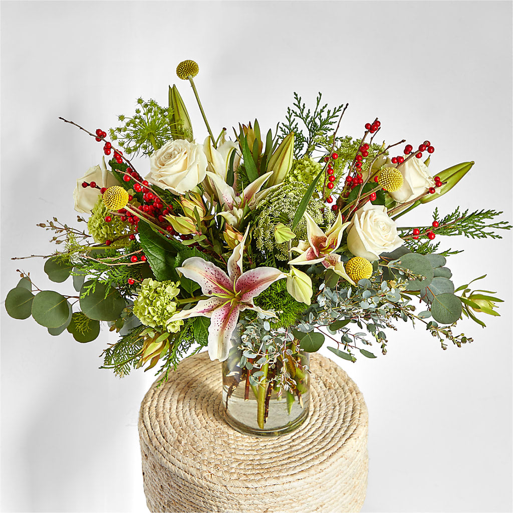 Berry & Bright Bouquet – 175 MERCANTILE FLORAL & GIFT, Lake City IA