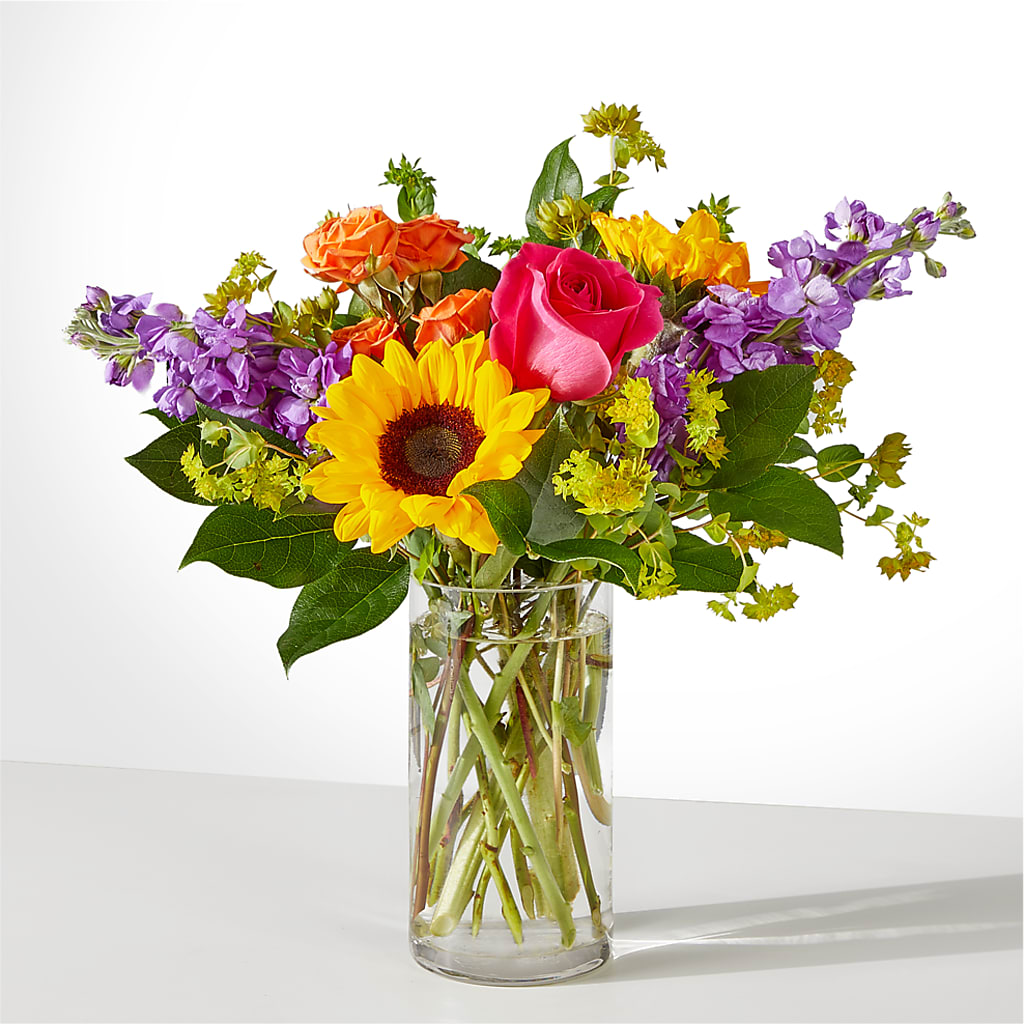 Vibrant Greetings Bouquet – 175 MERCANTILE FLORAL & GIFT, Lake City IA