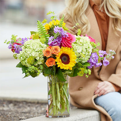 Vibrant Greetings Bouquet – 175 MERCANTILE FLORAL & GIFT, Lake City IA