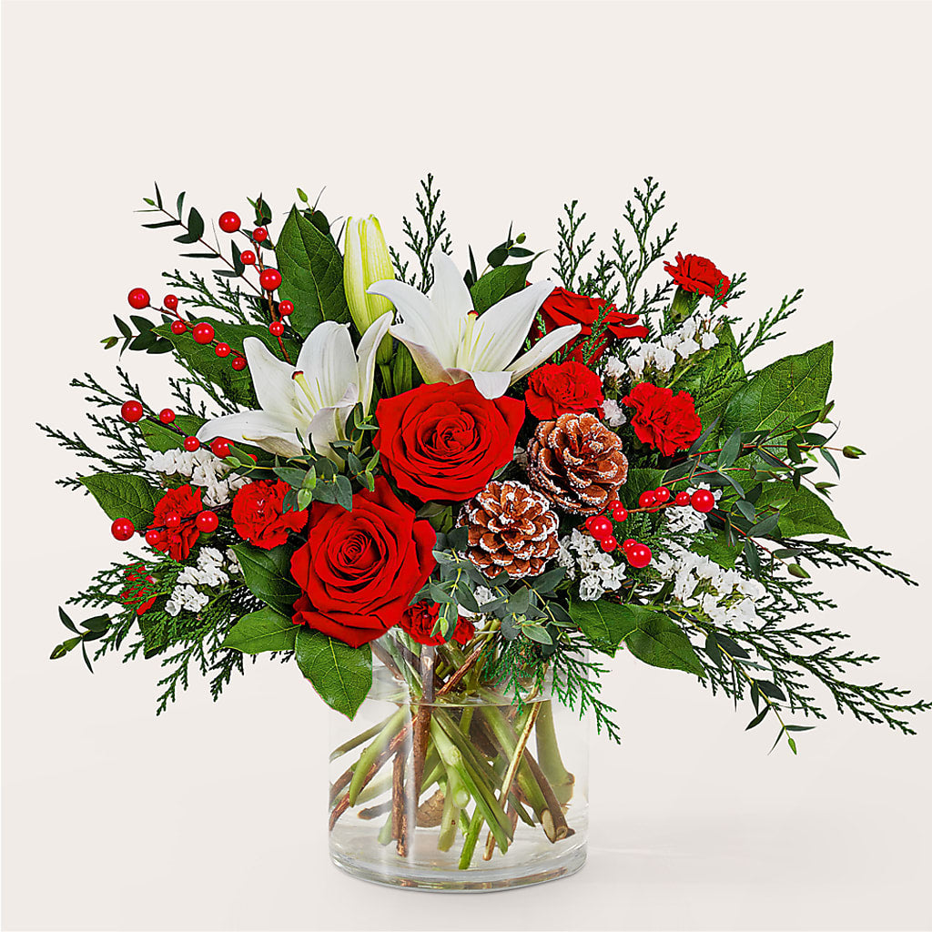 Best in Snow Bouquet – 175 MERCANTILE FLORAL & GIFT, Lake City IA