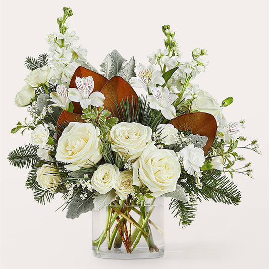 Fresh Snowfall Bouquet – 175 MERCANTILE FLORAL & GIFT, Lake City IA