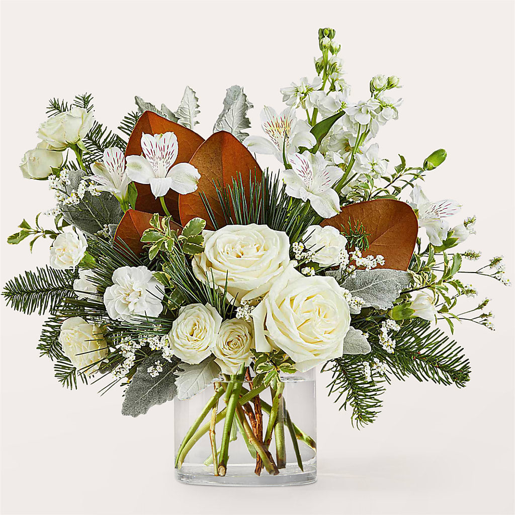 Fresh Snowfall Bouquet – 175 MERCANTILE FLORAL & GIFT, Lake City IA