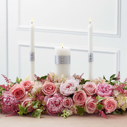 Worldwide Romance Unity Candle Arrangement – 175 MERCANTILE FLORAL & GIFT, Lake City IA