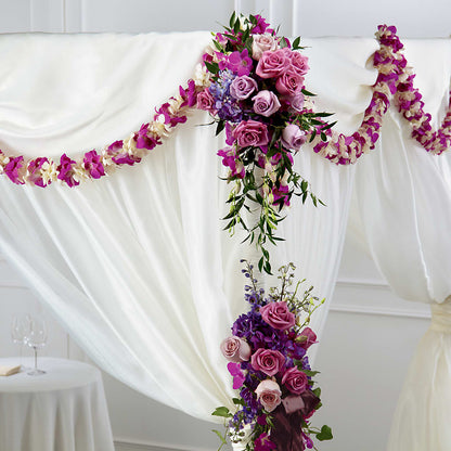 Color & Light Chuppah Decor – 175 MERCANTILE FLORAL & GIFT, Lake City IA