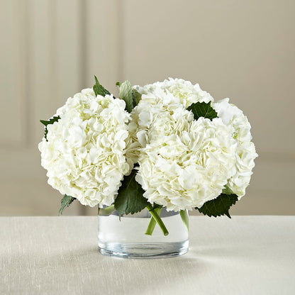 White Hydrangea Bouquet – 175 MERCANTILE FLORAL & GIFT, Lake City IA